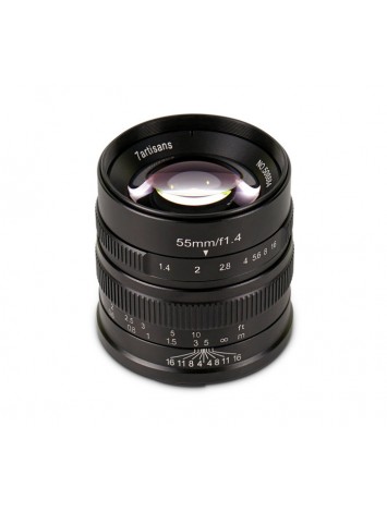 7ARTISANS 55MM F1.4 APS C MANUAL FIXED LENS BLACK FOR  CANON (EOS M MOUNT)