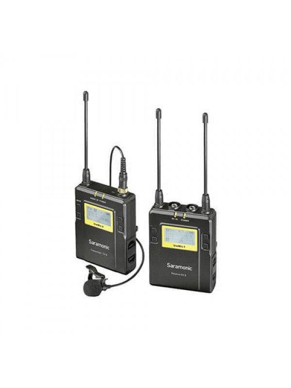 Saramonic UwMic9 RX9 + TX9, 96-Channel Digital UHF Wireless Lavalier Mic System