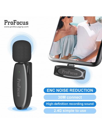 Smart Microphone By ProFocus (AP003) Lightning Receiver, Plug & Play For Your Apple Smartphones